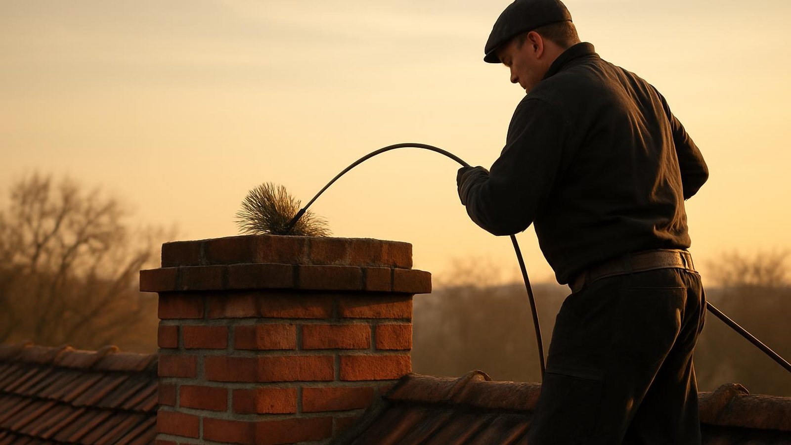 Practical chimney sweep & inspection in Garden City